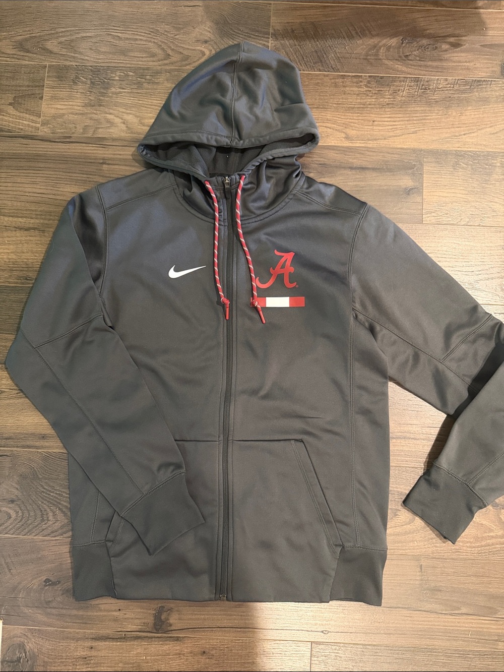 Nike Men’s Alabama Fleece Lined Zip Up Hoodie - Small